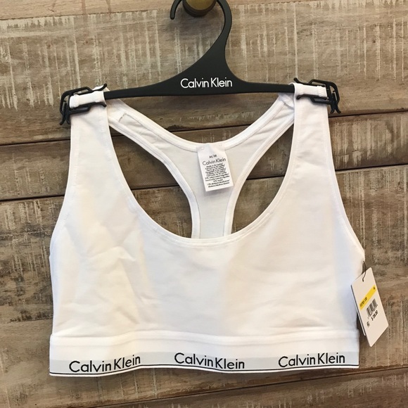 [Calvin Klein] Modern Cotton Racerback Bralette - Picture 2 of 8